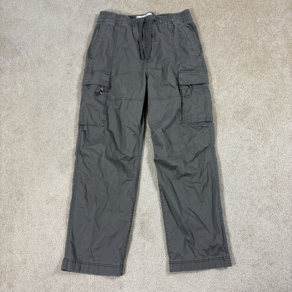 Hollister Baggy Mens Olive Cargo Pants Size Medium 30x29 Y2K Skater